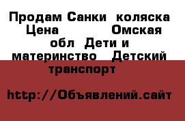 Продам Санки -коляска › Цена ­ 3 500 - Омская обл. Дети и материнство » Детский транспорт   